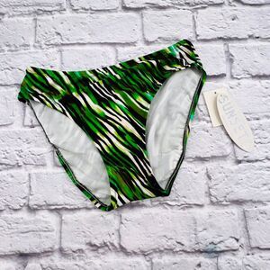 NEW Sunset 25B Lagoon Basic Sport Bikini Bottom Swimsuit Small High Cut‎ Beach